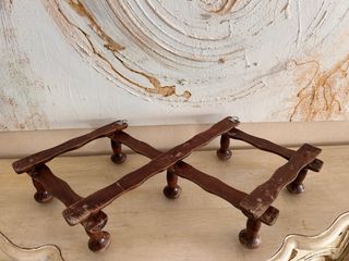 Perchero de madera plegable