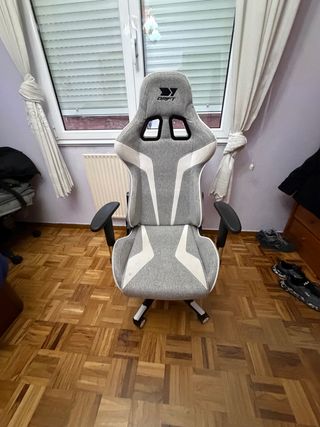 Silla Gaming Drift Gris y Blanca