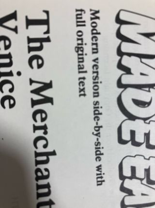 Shakespeare Made Easy: The Merchant of Venice