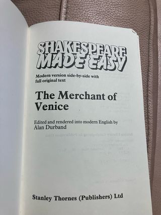 Shakespeare Made Easy: The Merchant of Venice
