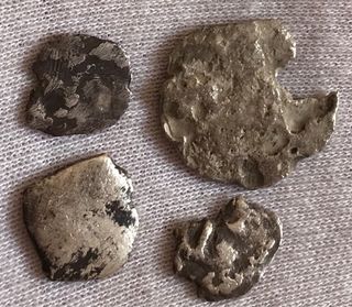 Cuatro Macuquinas Plata Naufragio + Regalo