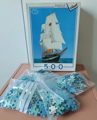 Puzzle velero 500 piezas (Diset, 1993)