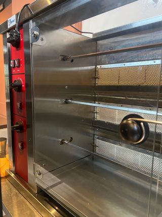 Horno para pollos a gas