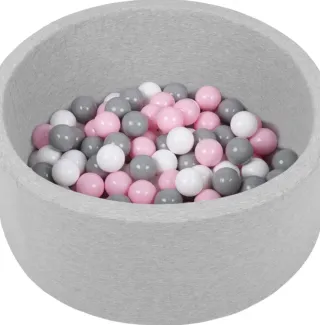 Piscina de espuma 90x30cm con 200 bolas