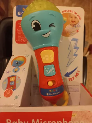Micrófono musical Clementoni para bebé