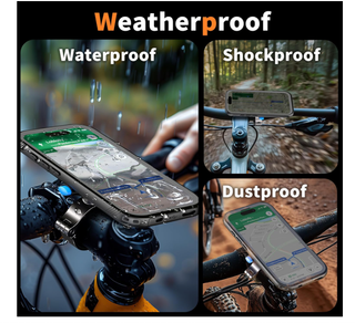 Supporto Bici/Moto iPhone + Cover Impermeabile