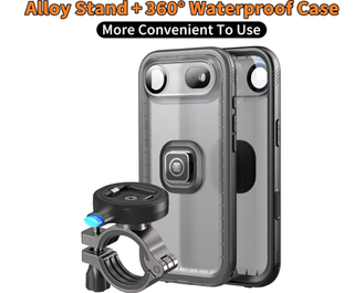 Supporto Bici/Moto iPhone + Cover Impermeabile