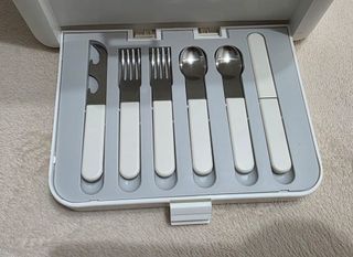 Mini nevera portátil blanca