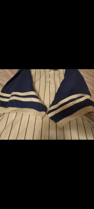 Polo Nike Vintage Rayas Azules y Blancas