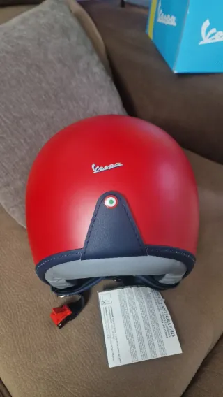 Casco Vespa Rojo