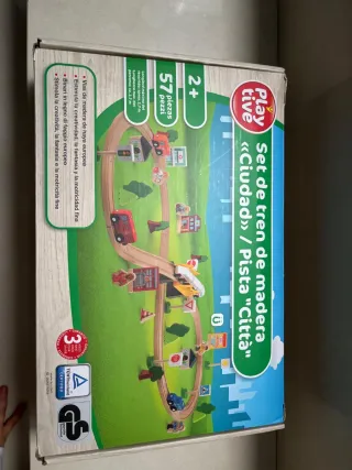 Tren de madera Playtive Ciudad 57 piezas