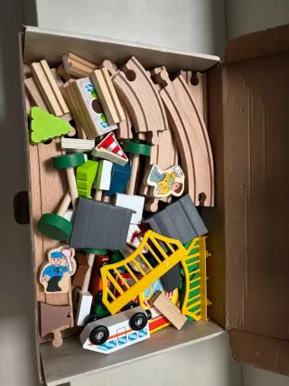 Tren de madera Playtive Ciudad 57 piezas