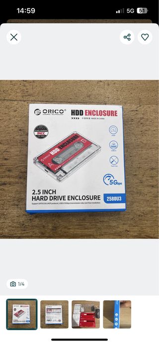 ORICO 2.5 HDD Enclosure 5Gbps