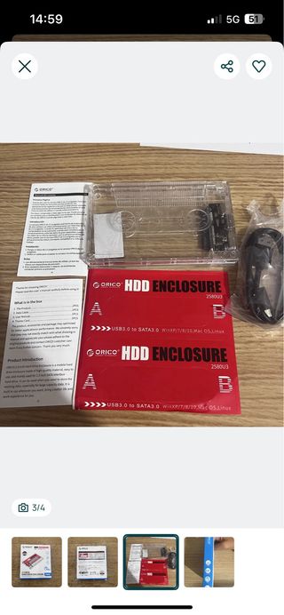 ORICO 2.5 HDD Enclosure 5Gbps