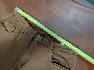 Pantaloni terracotta push up