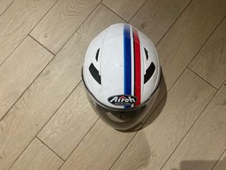 Casco moto modular Airoh blanco talla ML