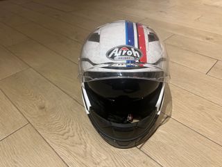 Casco moto modular Airoh blanco talla ML