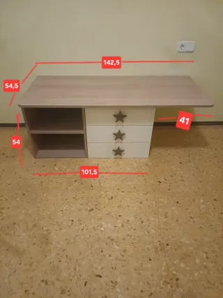 Cajonera/Módulo baldas/Tablero