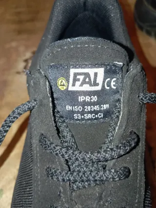Zapatos de seguridad FAL negros
