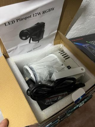 Foco LED Spot 12W RGBW DMX