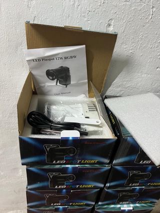 Foco LED Spot 12W RGBW DMX