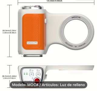 Kit adatador camara peofesional,flahs  iphone 17
