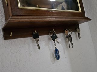 Cuadro decorativo náutico con llavero(48x33,5x7,5)