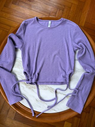 Camiseta corta de manga larga