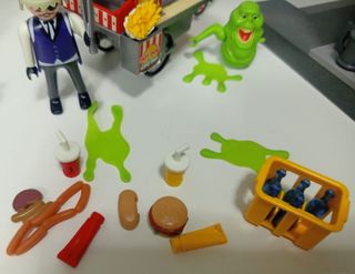 Playmobil 9222 Cazafantasmas Puesto Perritos