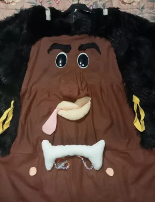 Costume Uomo delle Caverne Carnevale 6/8 Anni