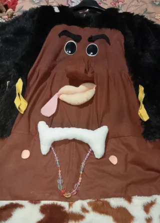 Costume Uomo delle Caverne Carnevale 6/8 Anni