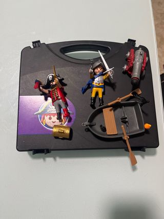 Playmobil Barco Pirata y Cañón
