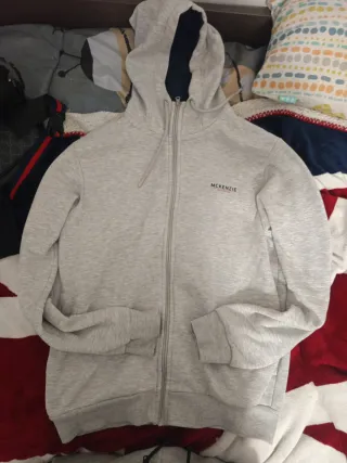 Chaqueta McKenzie gris con cremallera