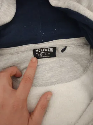 Chaqueta McKenzie gris con cremallera