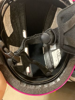 Casco de esquí infantil rosa