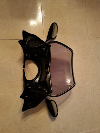 Cúpula Vespa 200 con retrovisores