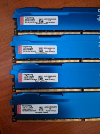 32GB-DDR3 / 1600 MHz { 4 x 8GB }