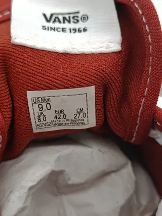 Scarpe Vans Filmore Decon N.42 Rosso