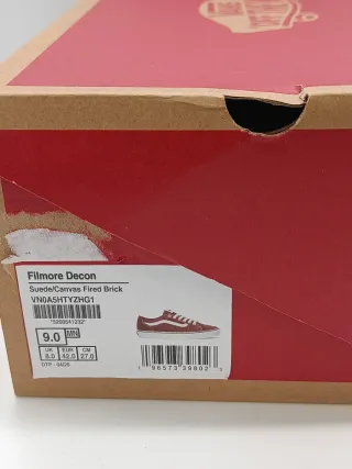 Scarpe Vans Filmore Decon N.42 Rosso
