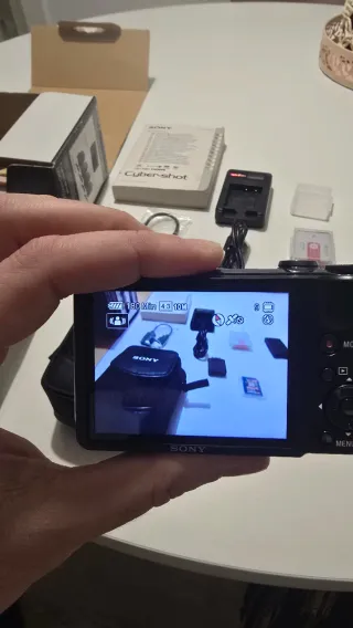 Sony Cyber-shot DSC-HX5V Cámara Digital Negra