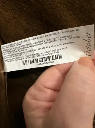 Chaqueta mujer piel flecos