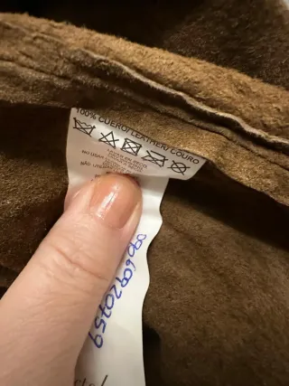 Chaqueta mujer piel flecos