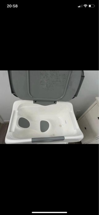 Bañera cambiador bebé