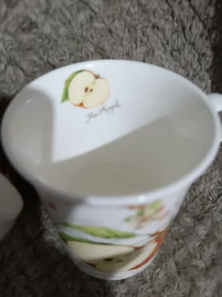 Tazas vintage Leonardo Colección Frutas