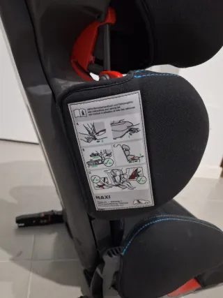 Silla coche niño negra