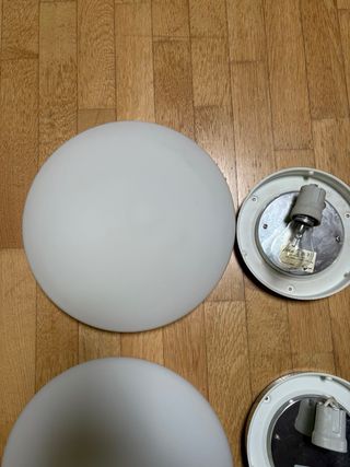 Set 2 plafoniere + 1 lampadina