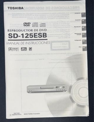 Reproductor DVD Toshiba SD-15E