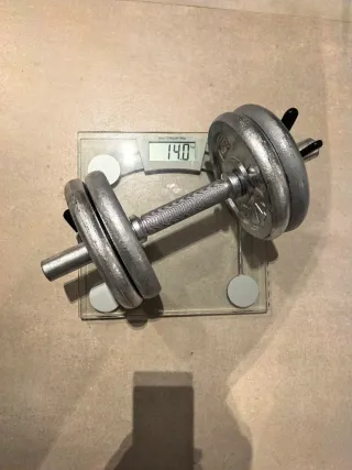 Mancuerna 14kg