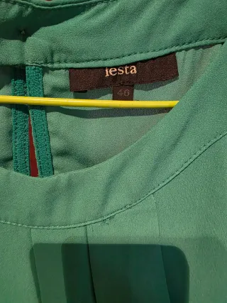 Blusa Jesta verde mujer