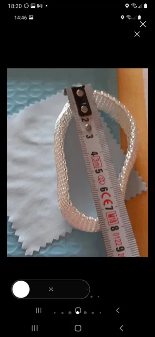 Pulsera Plata 925 Malla Semirrígida